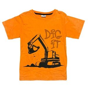 Mish Mish Orange Dig It Enzyme T-Shirt Boys Size 8 NWOT